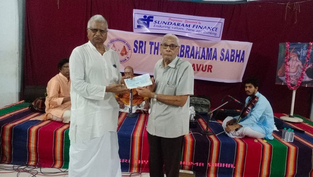 Felicitation of artistes
